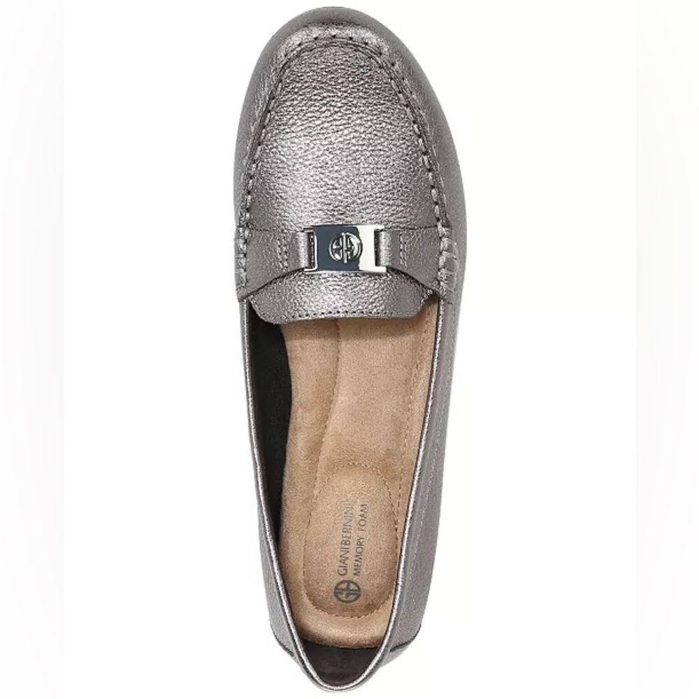 NWT Giani Bernini Dailyn Memory Foam Comfort Leather Driving Moccasin Loafers - Picture 3 of 12